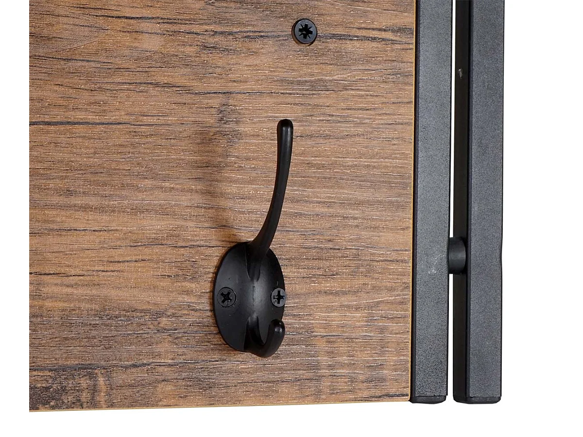 Wieszak ścienny MCW-A27 o strukturze 3D,  Wygląd dzikiego dębu