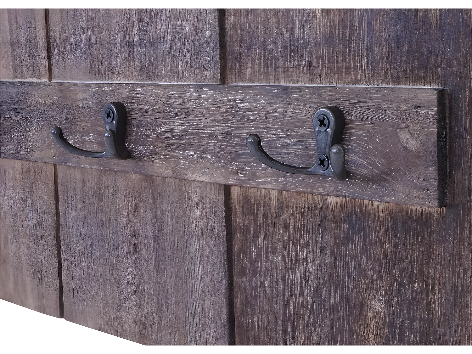 Perchero de pared MCW-C89 Welcome Shabby,  marrón, shabby