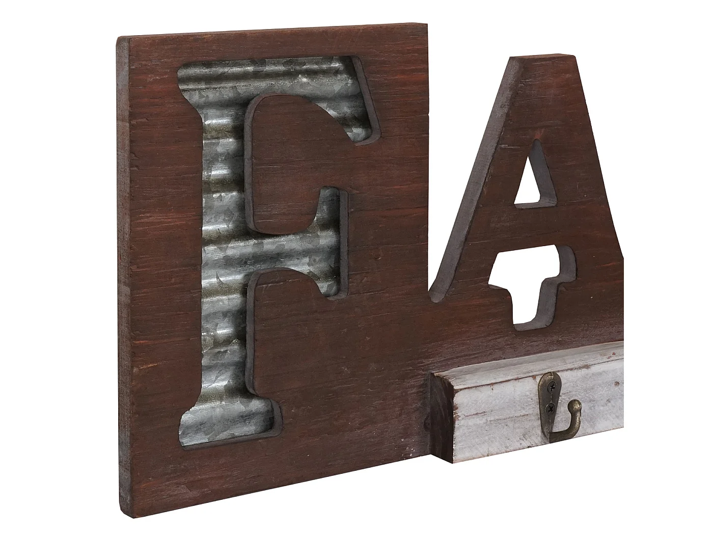 Appendiabiti guardaroba attaccapanni pensile Family MCW-A91 MDF 4x63x18cm