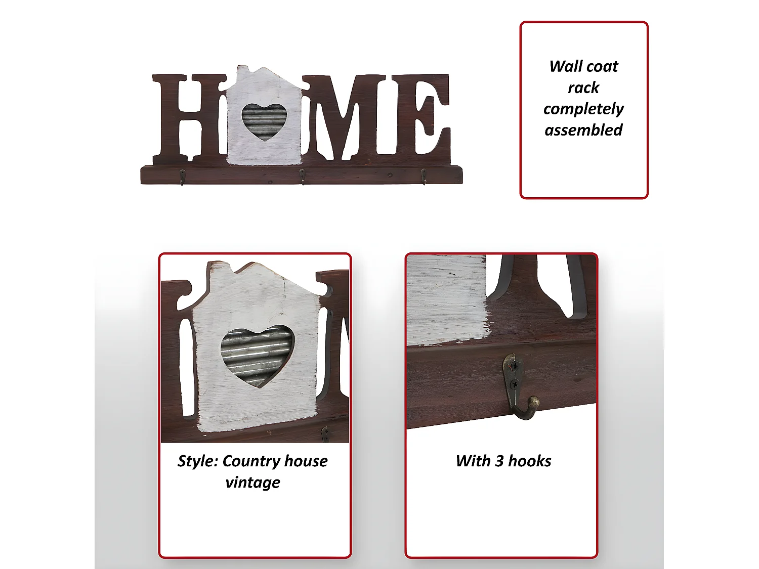 Portemanteau mural MCW-A91 Family