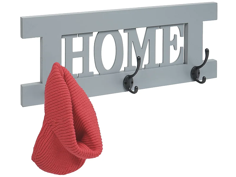 Wandkapstok MCW-C60 Home Shabby look,  grijs-blauw