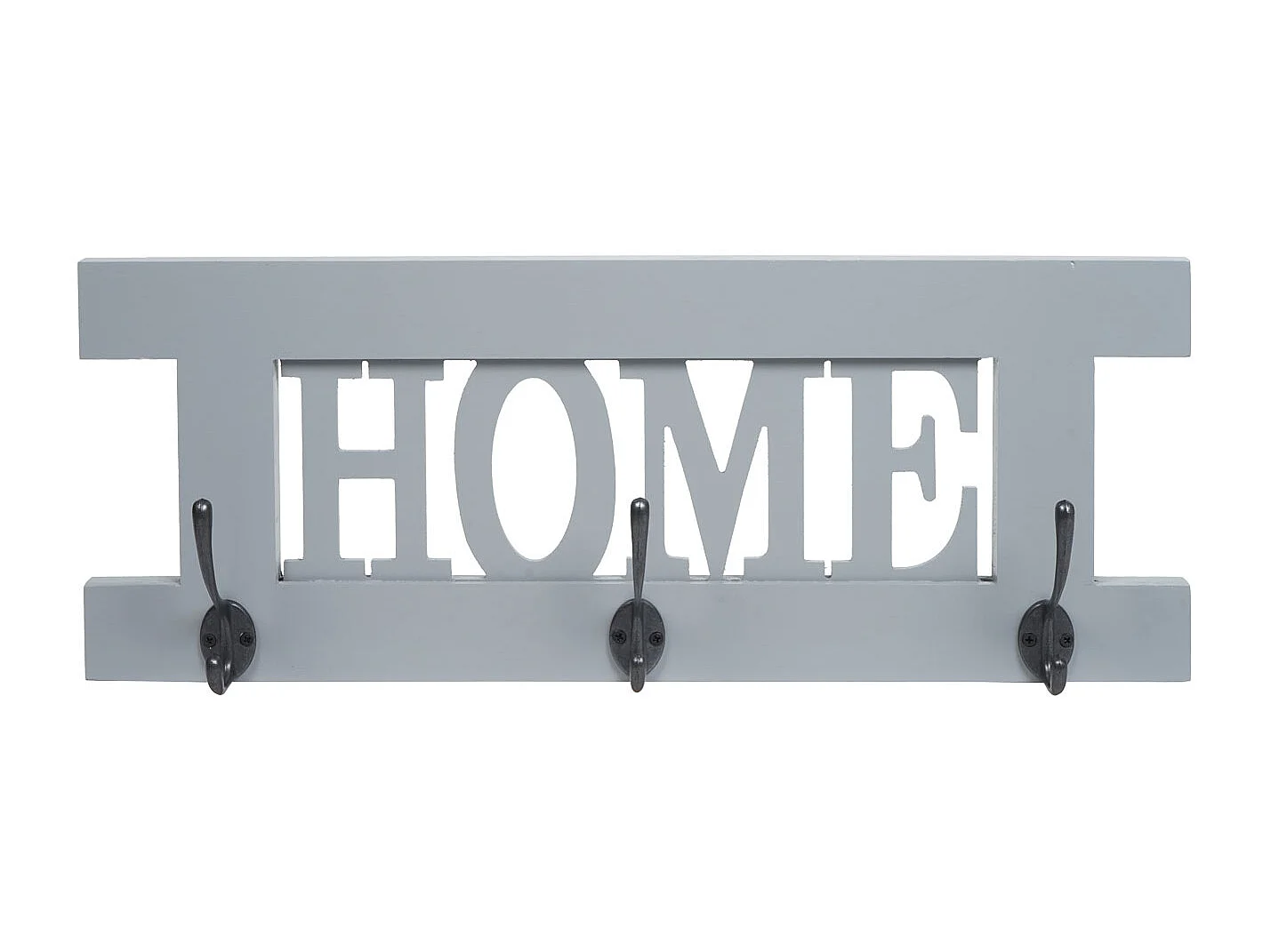 Perchero de pared MCW-C60 Home Shabby look,  gris-azul