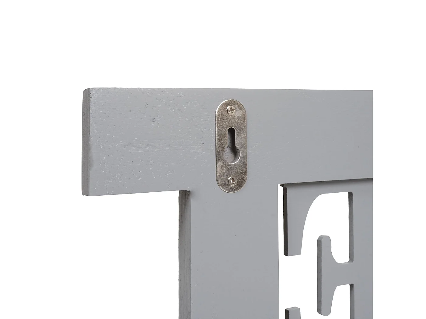 Perchero de pared MCW-C60 Home Shabby look,  gris-azul