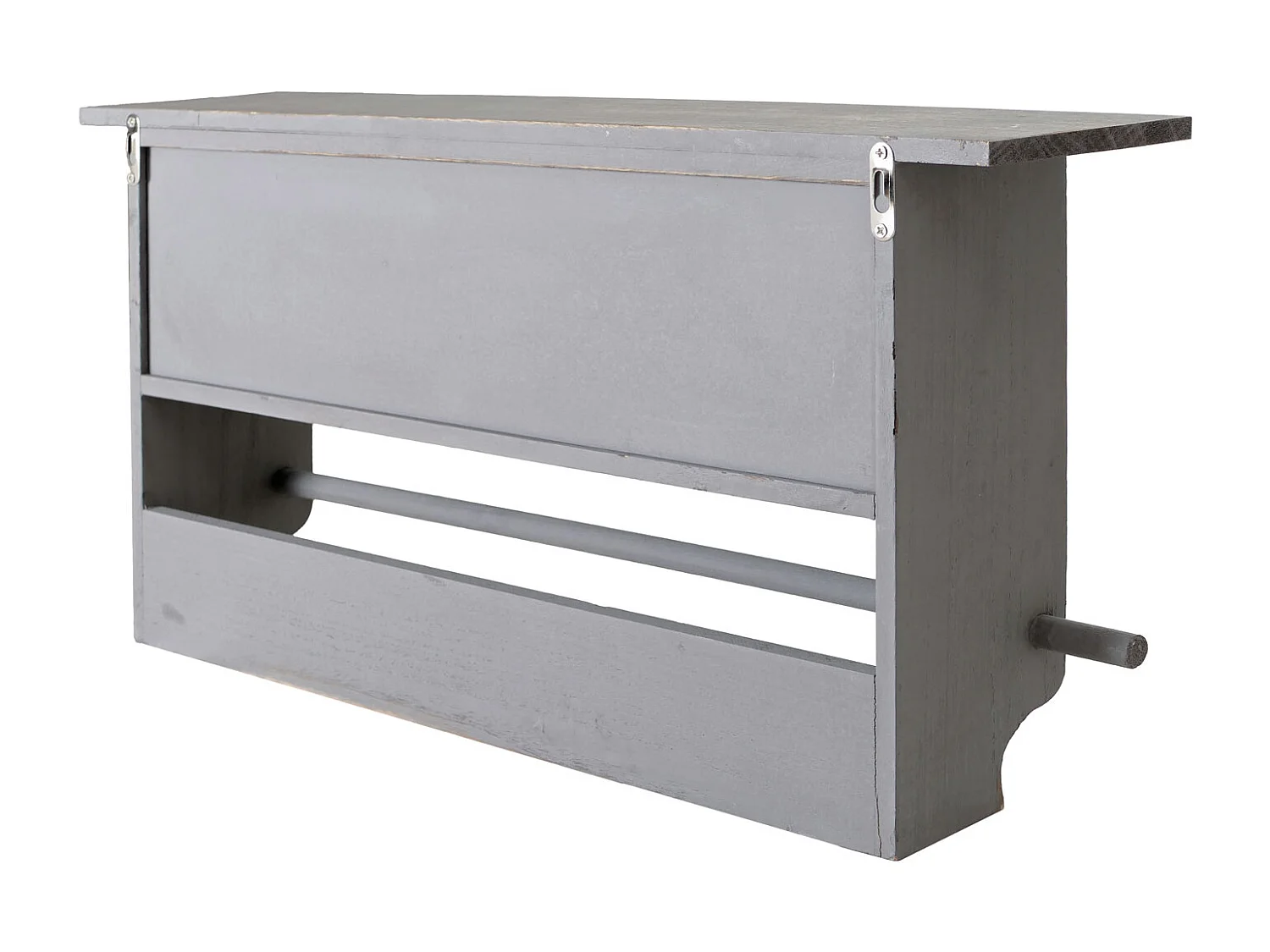 Garderobe MCW-C49,  shabby look, grijs