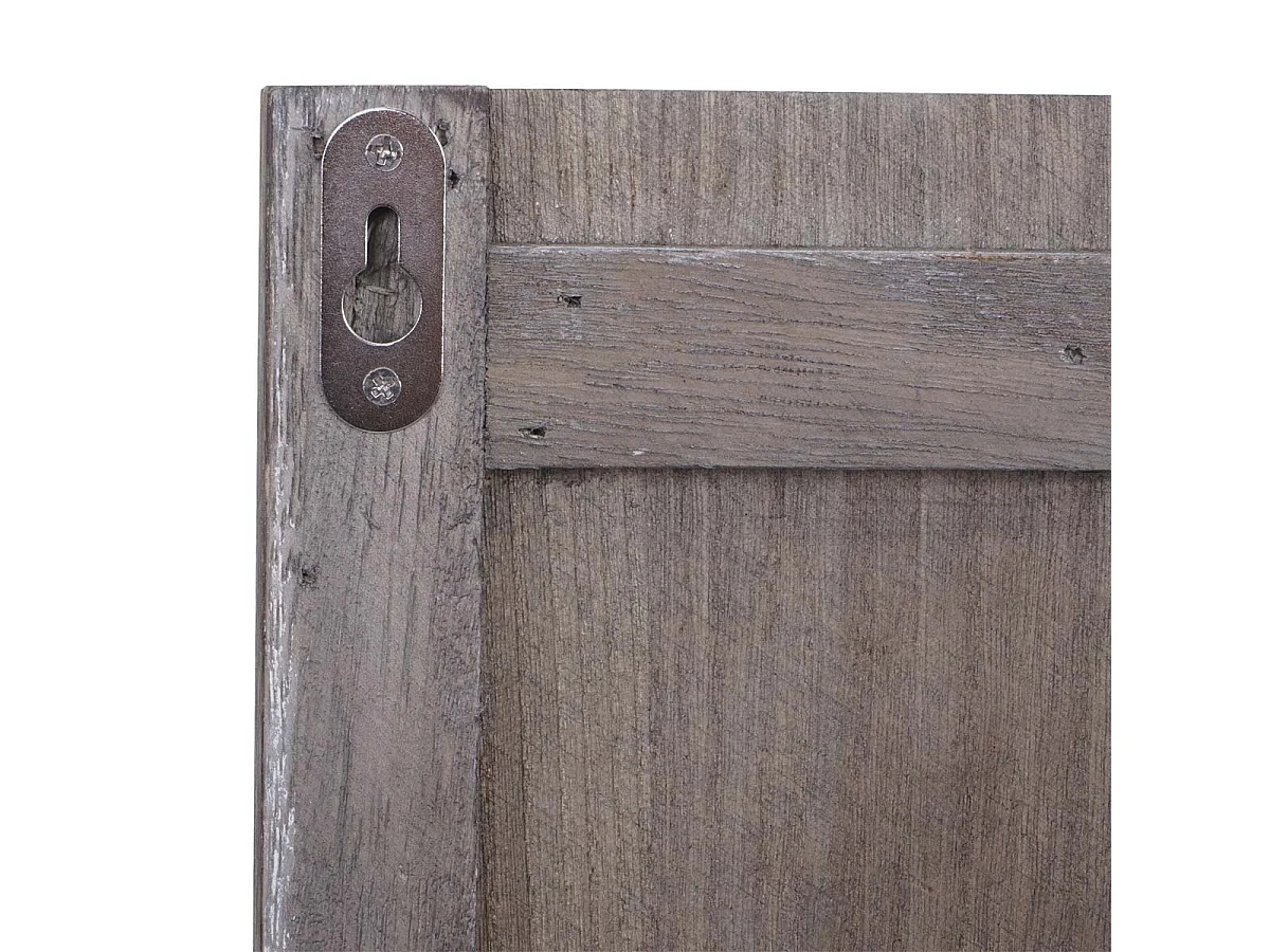 Portemanteau mural MCW-C89 Home look shabby,  brun shabby