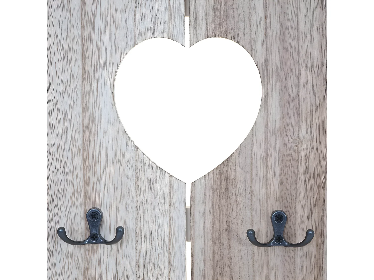 Wandkapstok MCW-C89 Home Shabby-look,  natuurlijk bruin