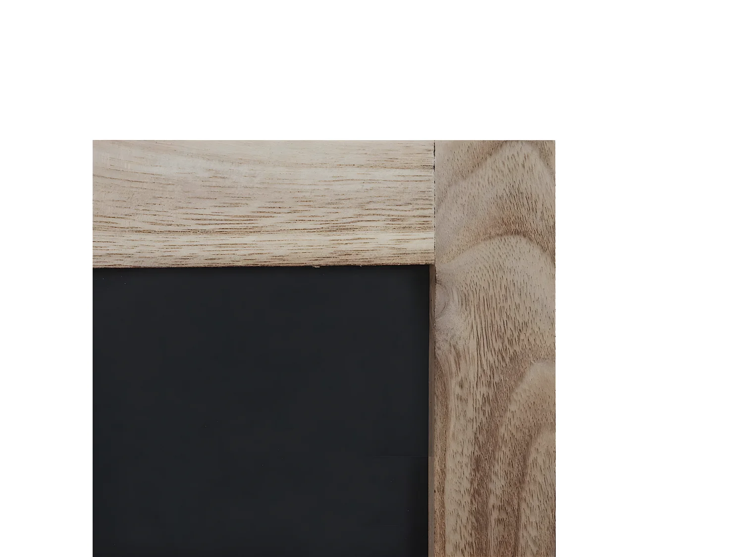 Portemanteau mural MCW-C51 avec tableau à craies,  brun naturel, shabby