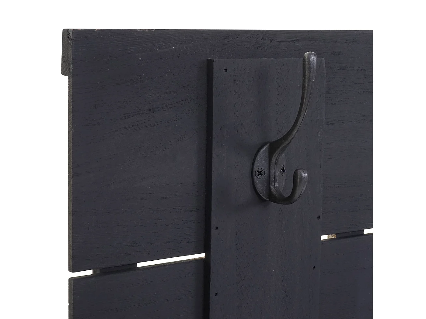 Wandgarderobe MCW-C89 Family Shabby-Look, Dunkelgrau, shabby