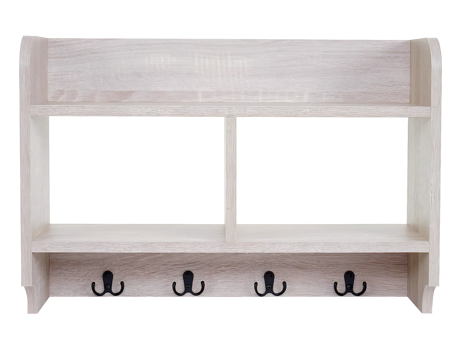 Portemanteau mural MCW-C68,  chêne