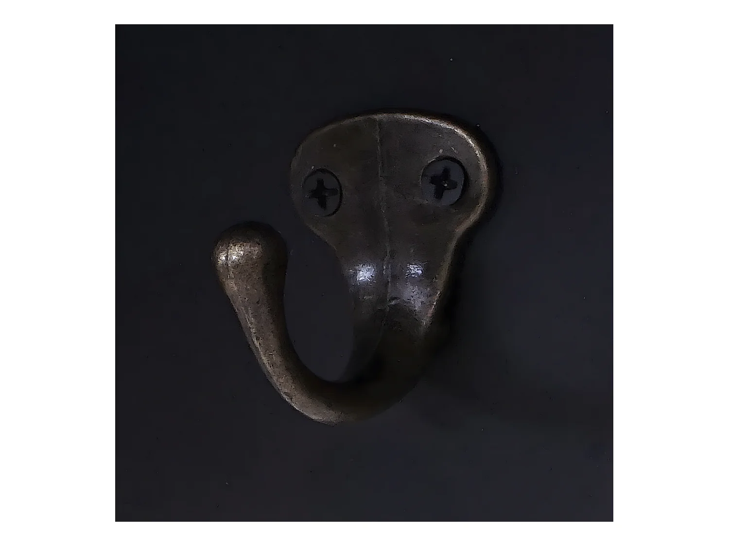 Portemanteau mural MCW-D41 Bienvenue 4 crochets,  noir/blanc