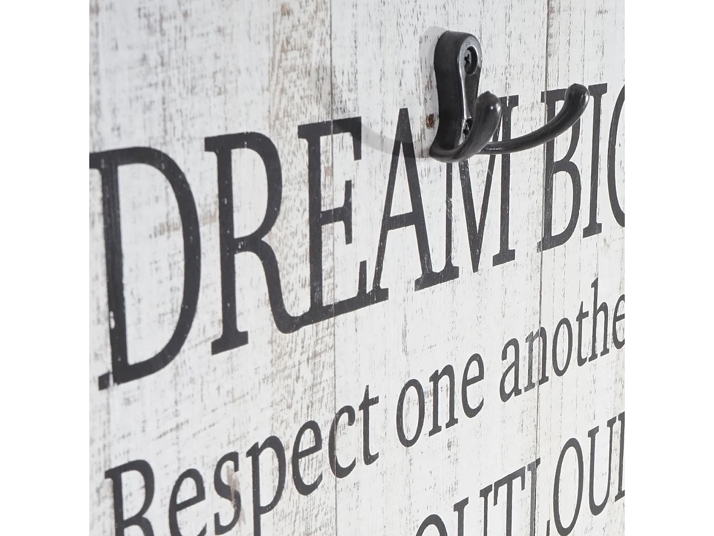 Portemanteau muralRègles familiales look shabby