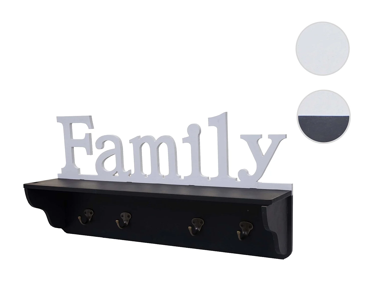 Vægkapstativ MCW-D41 Family,  sort/hvid