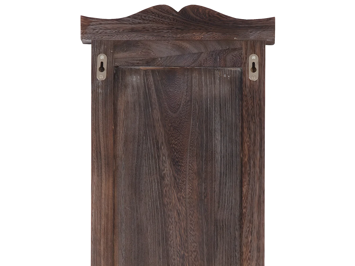 Perchero de pared H33 (juego de 2),  marrón shabby