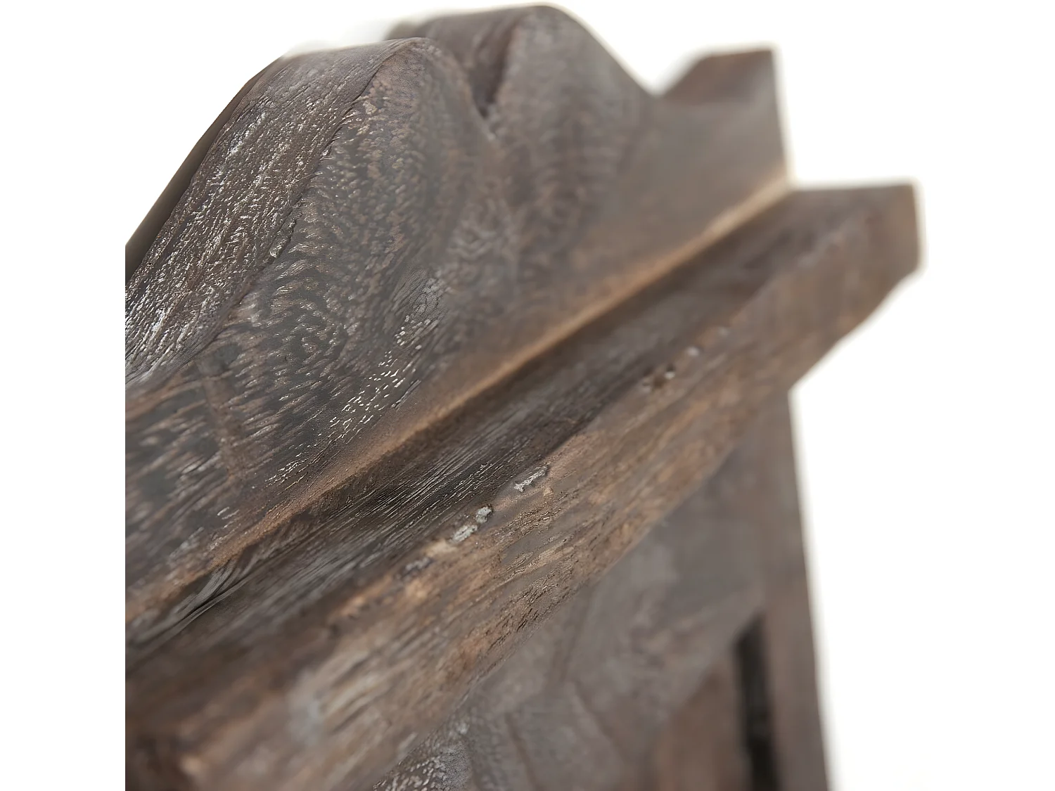 Portemanteau mural H33 (lot de 2),  shabby, vintage, marron