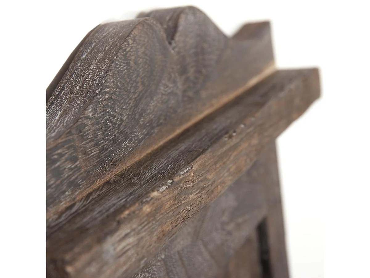 Portemanteau mural H33 (lot de 2),  shabby, vintage, marron