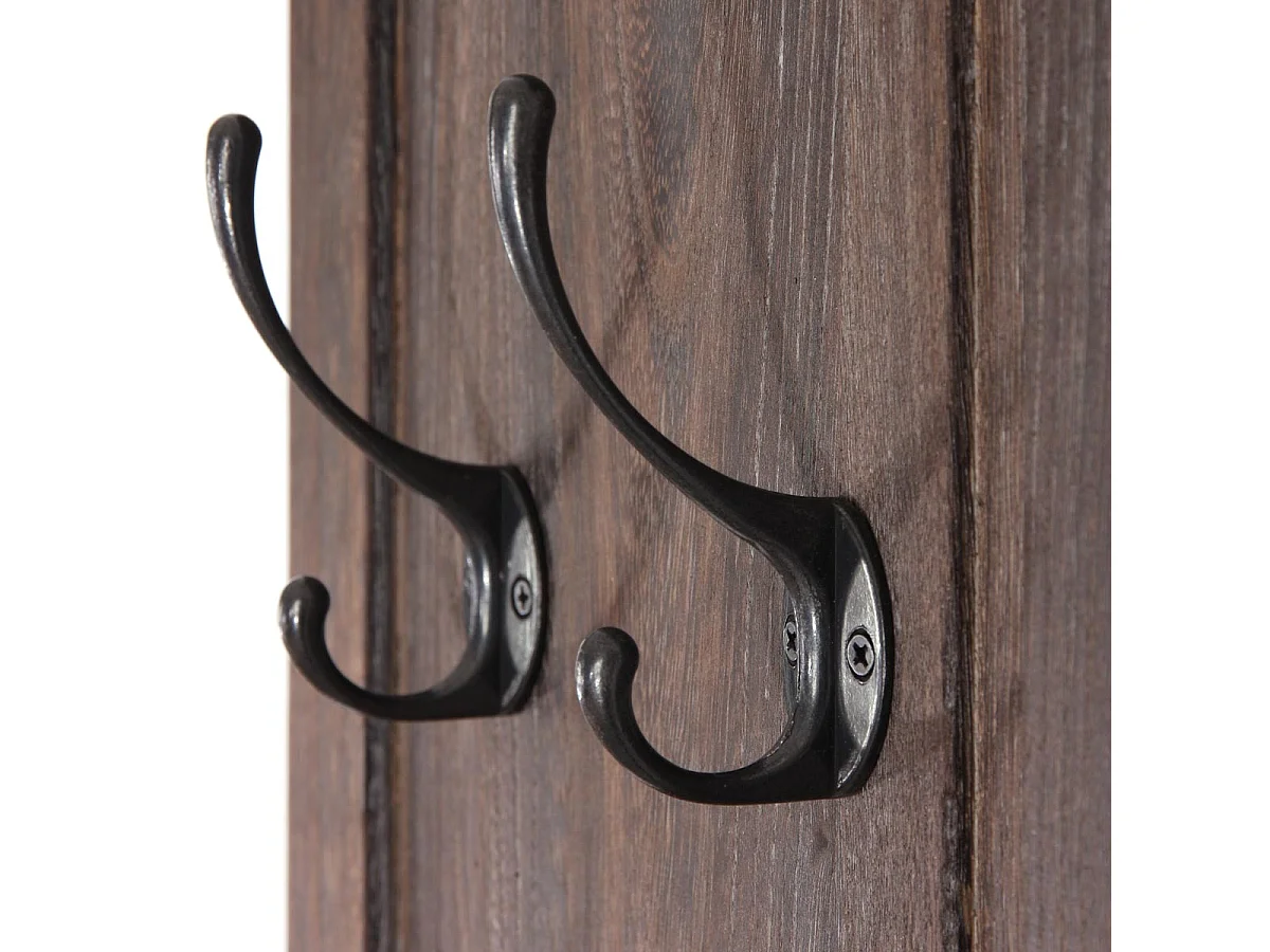 Wandgarderobe H33 (set van 2),  bruin shabby