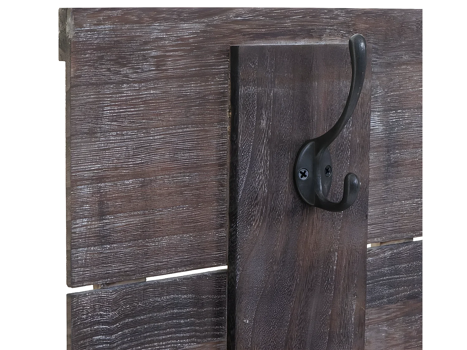 Wandkapstok MCW-C89 Family Shabby-look,  bruin, shabby