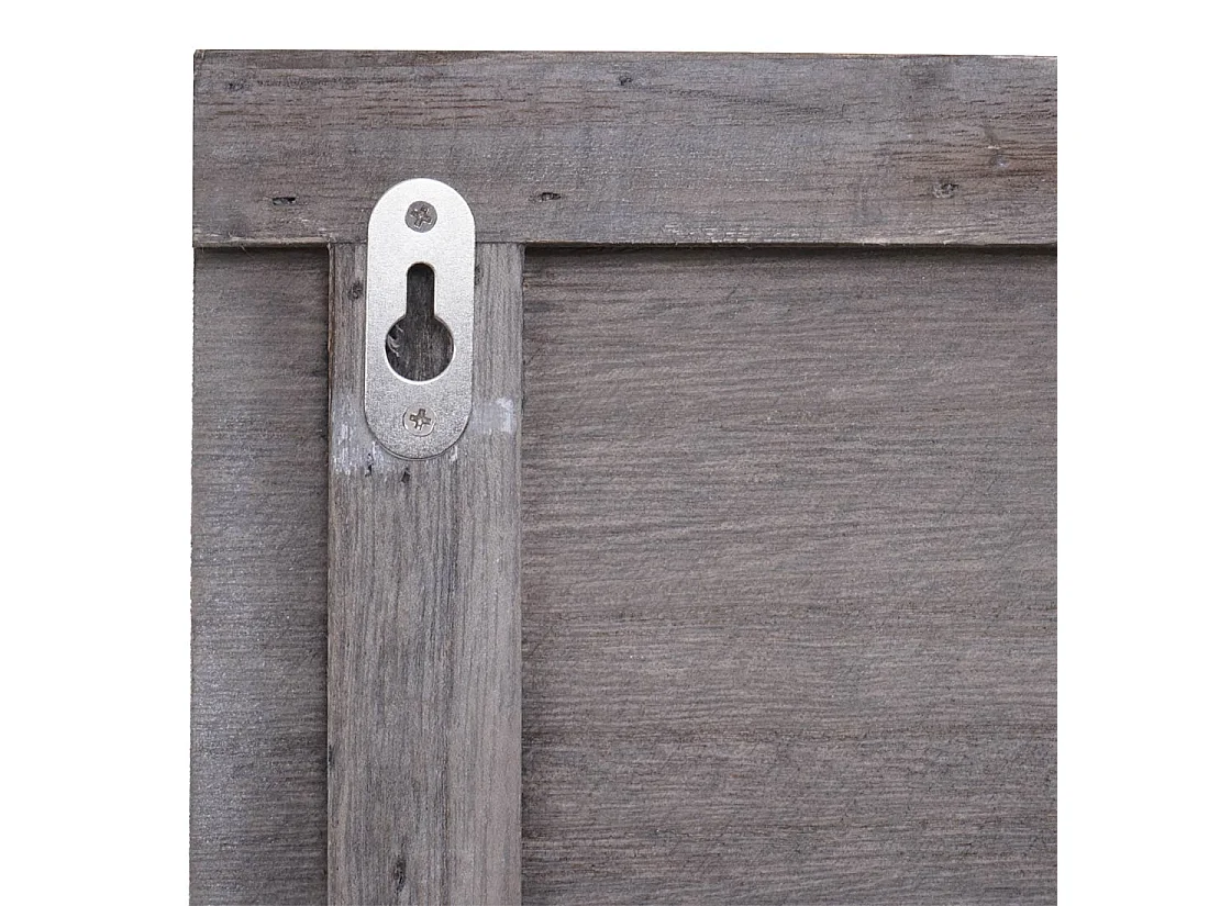 Portemanteau mural MCW-C89 Family Shabby-Look,  brun shabby