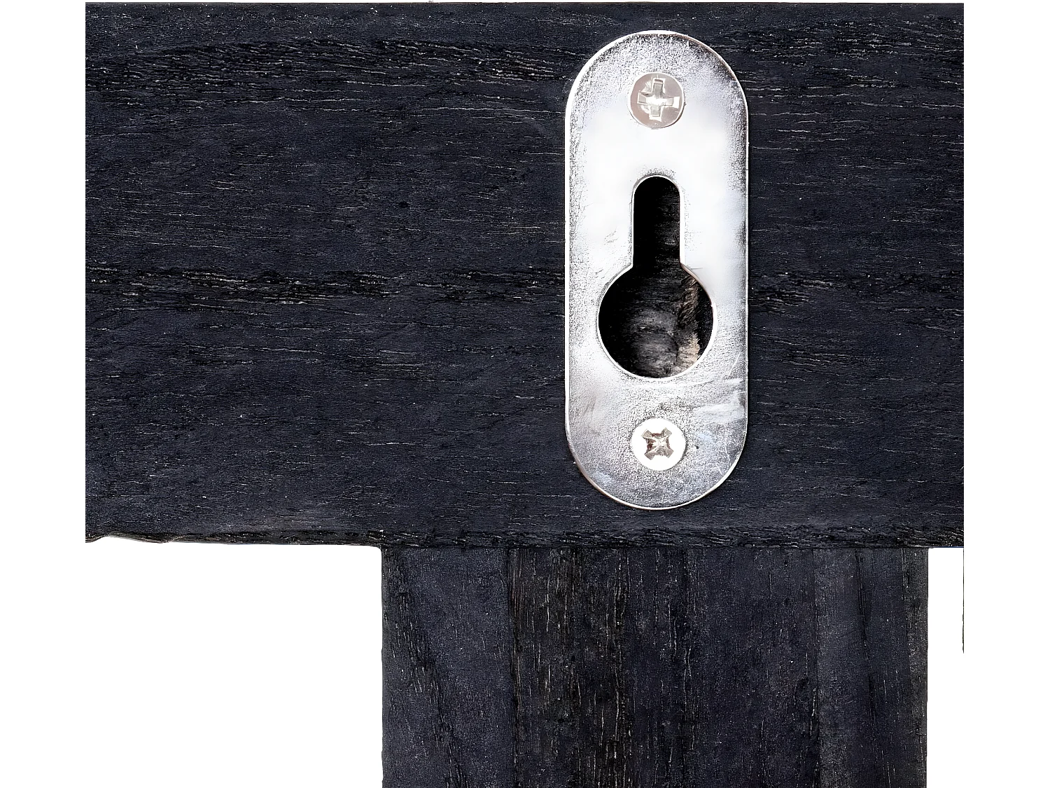 Perchero de pared MCW-C60 Home Shabby look,  gris oscuro