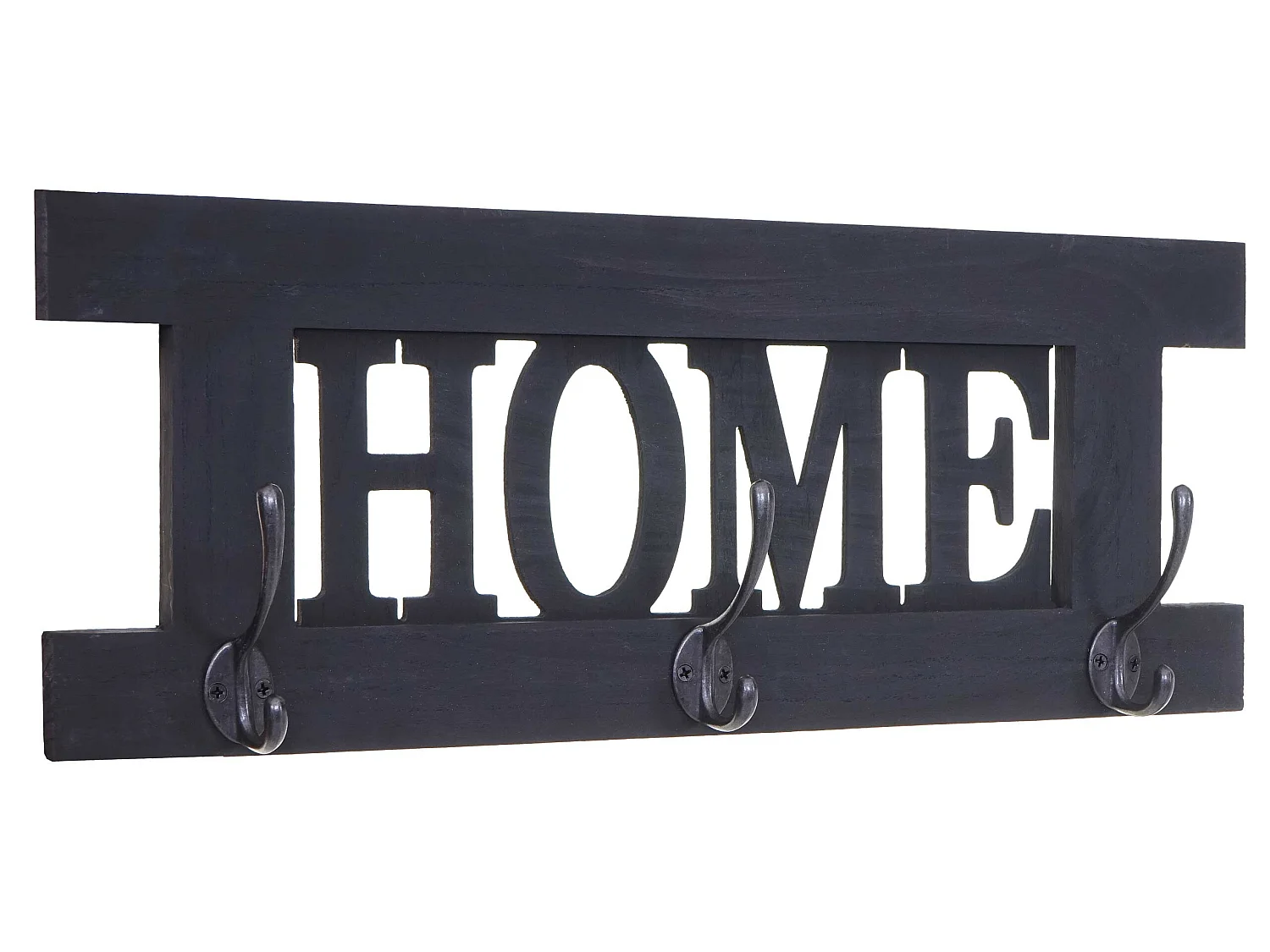 Bengaleiro de parede MCW-C60 Home Estilo gasto,  cinzento escuro