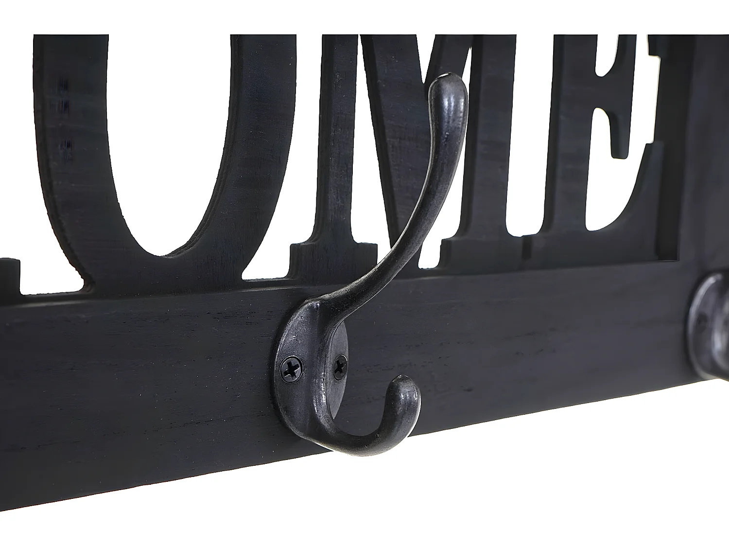 Bengaleiro de parede MCW-C60 Home Estilo gasto,  cinzento escuro