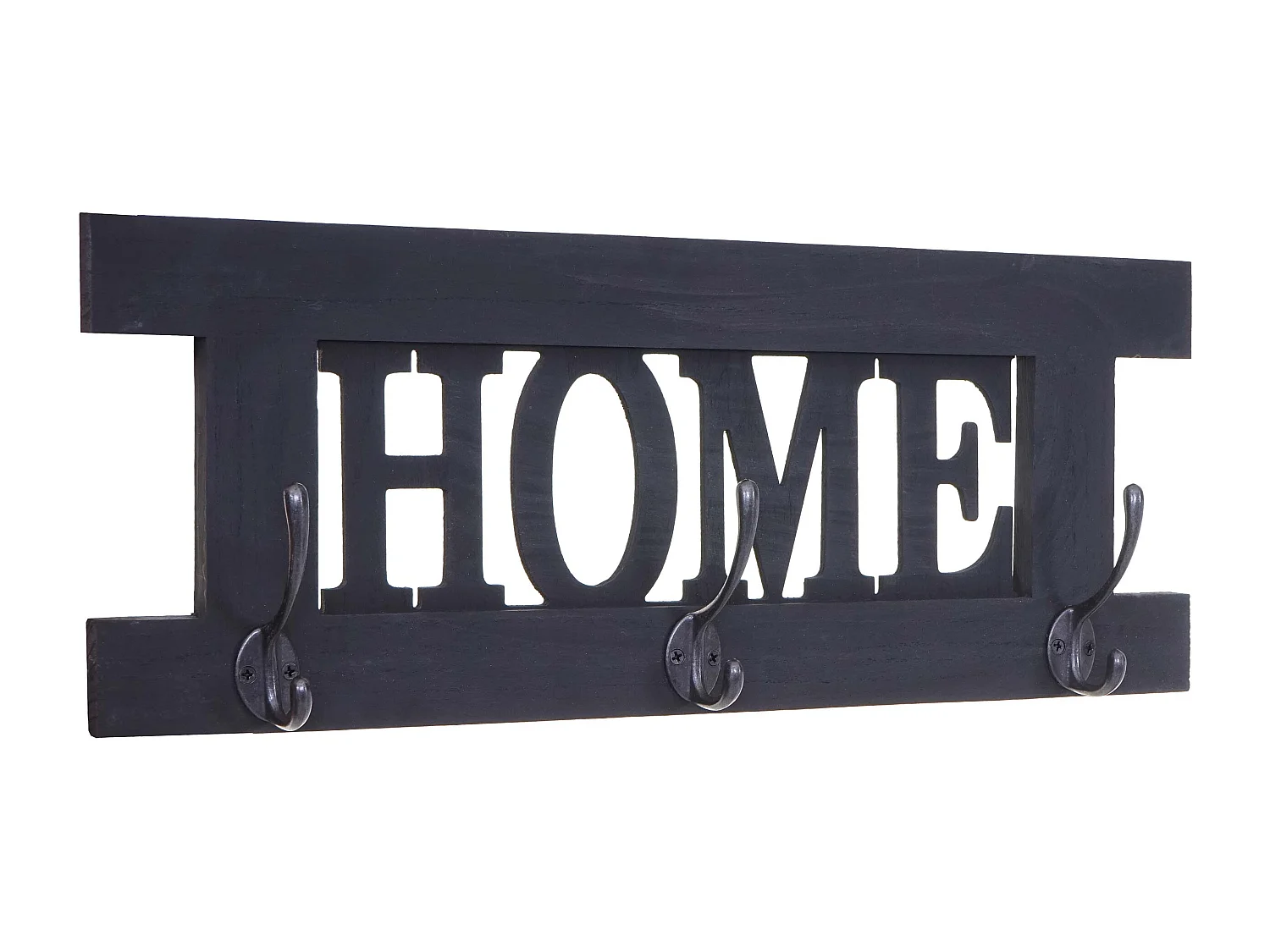 Bengaleiro de parede MCW-C60 Home Estilo gasto,  cinzento escuro