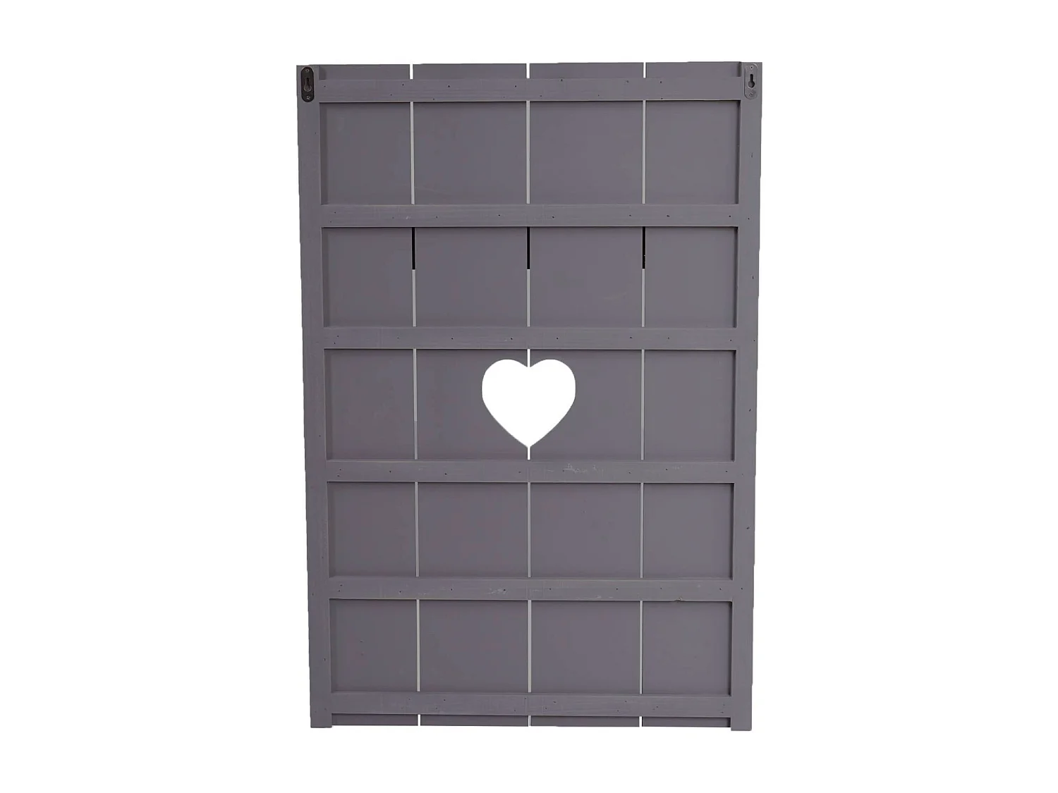 Porte-manteau mural MCW-C89 Home Look shabby,  gris-bleu