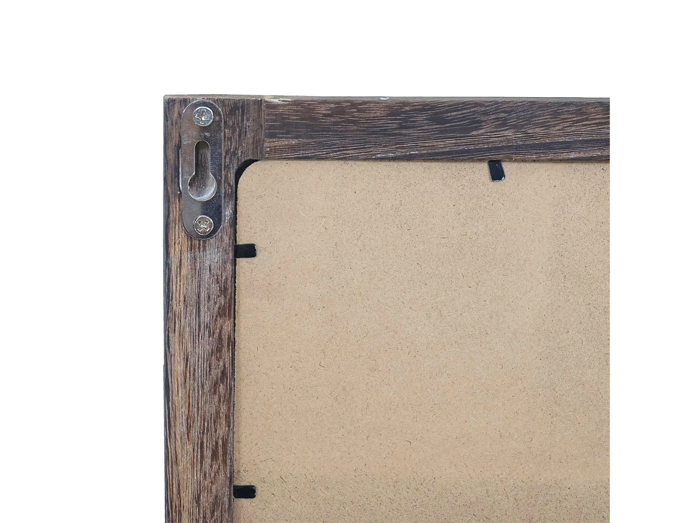 Wandkapstok MCW-C51 met krijtbord,  bruin, shabby