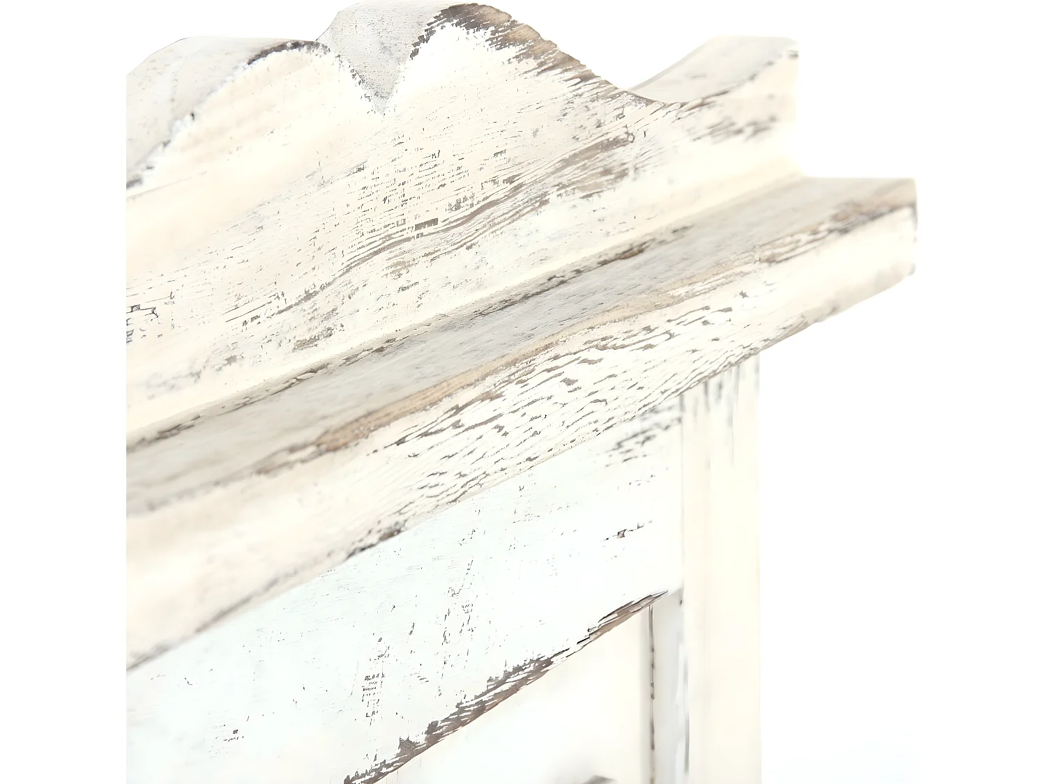 Wandgarderobe H33 (set van 2),  wit shabby