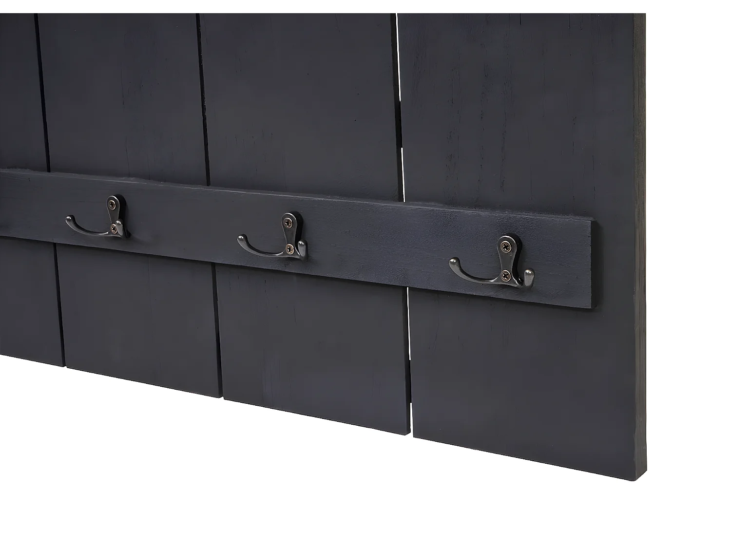 Portemanteau mural MCW-C89 Welcome Shabby,  gris foncé, shabby