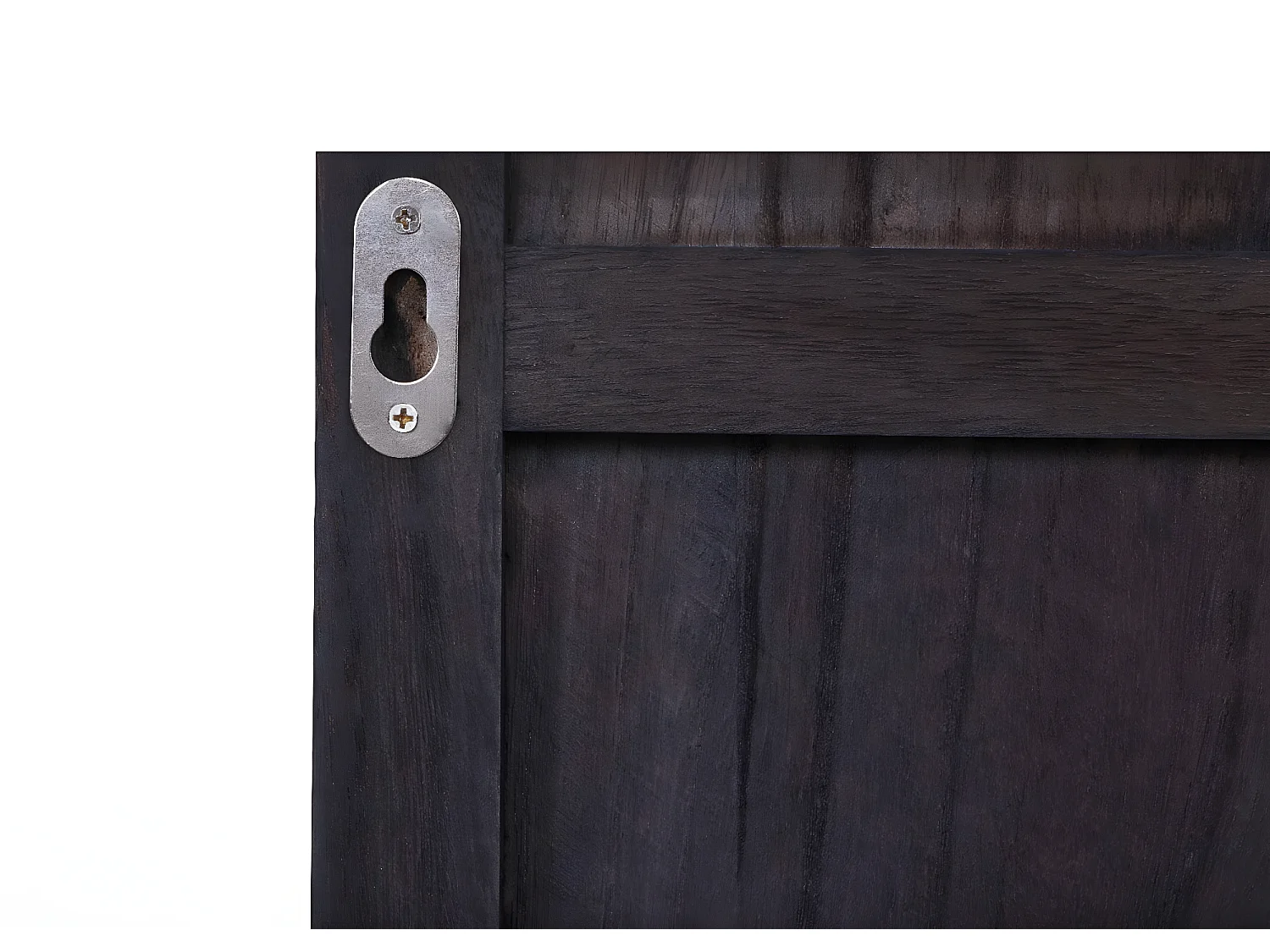 Portemanteau mural MCW-C89 Welcome Shabby,  gris foncé, shabby