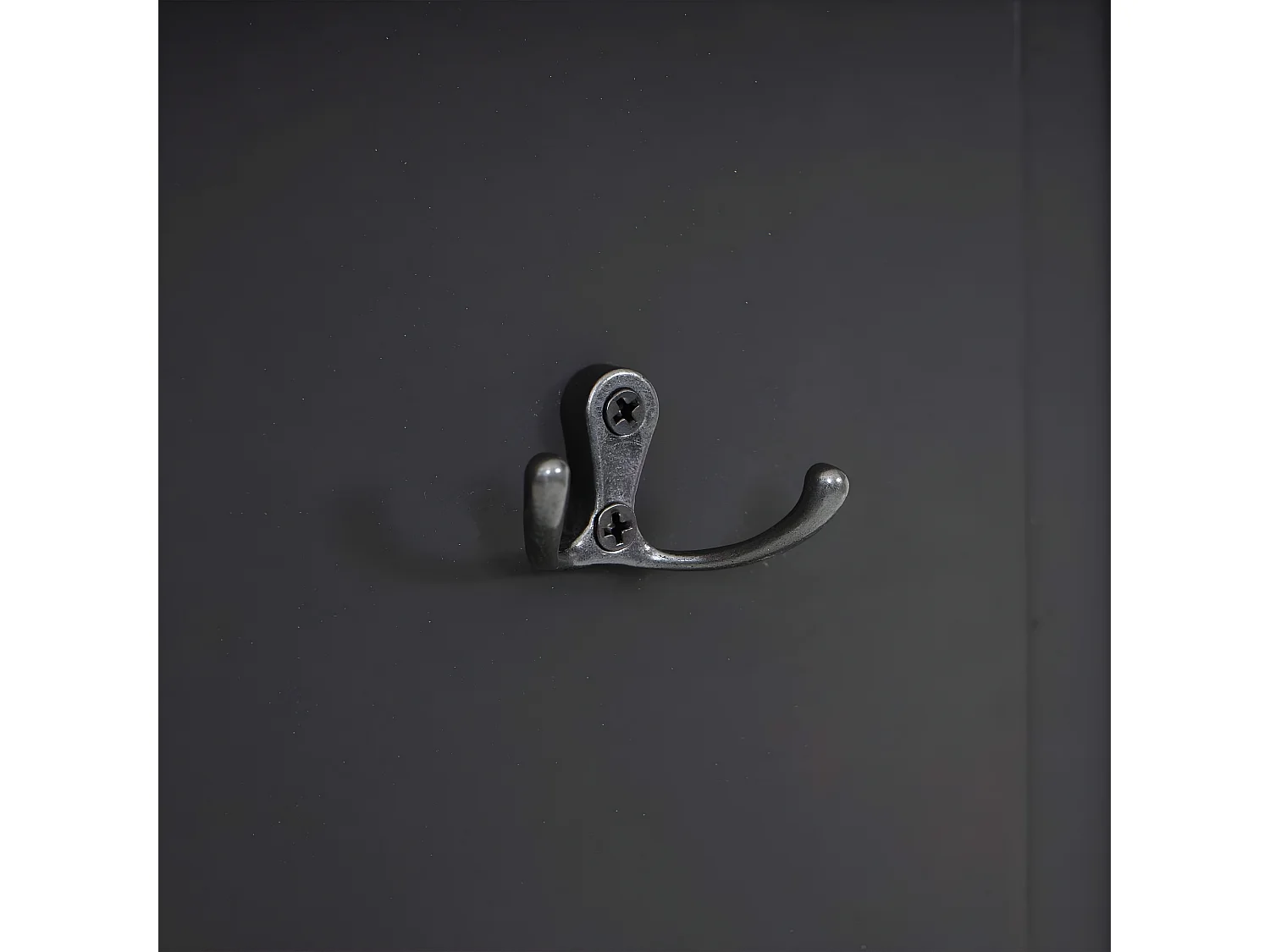 Wandgarderobe H33 (set van 2),  donkergrijs gelakt