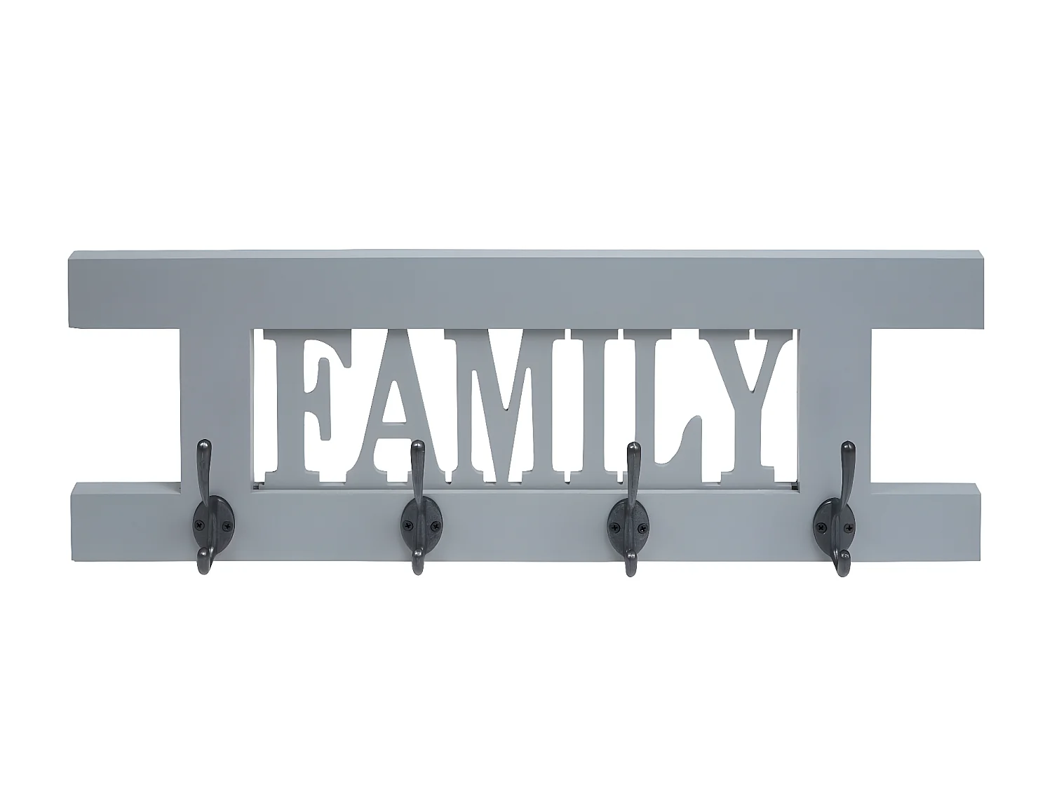 Wandgarderobe MCW-C60 Shabby (2-teilig), Grau-blau