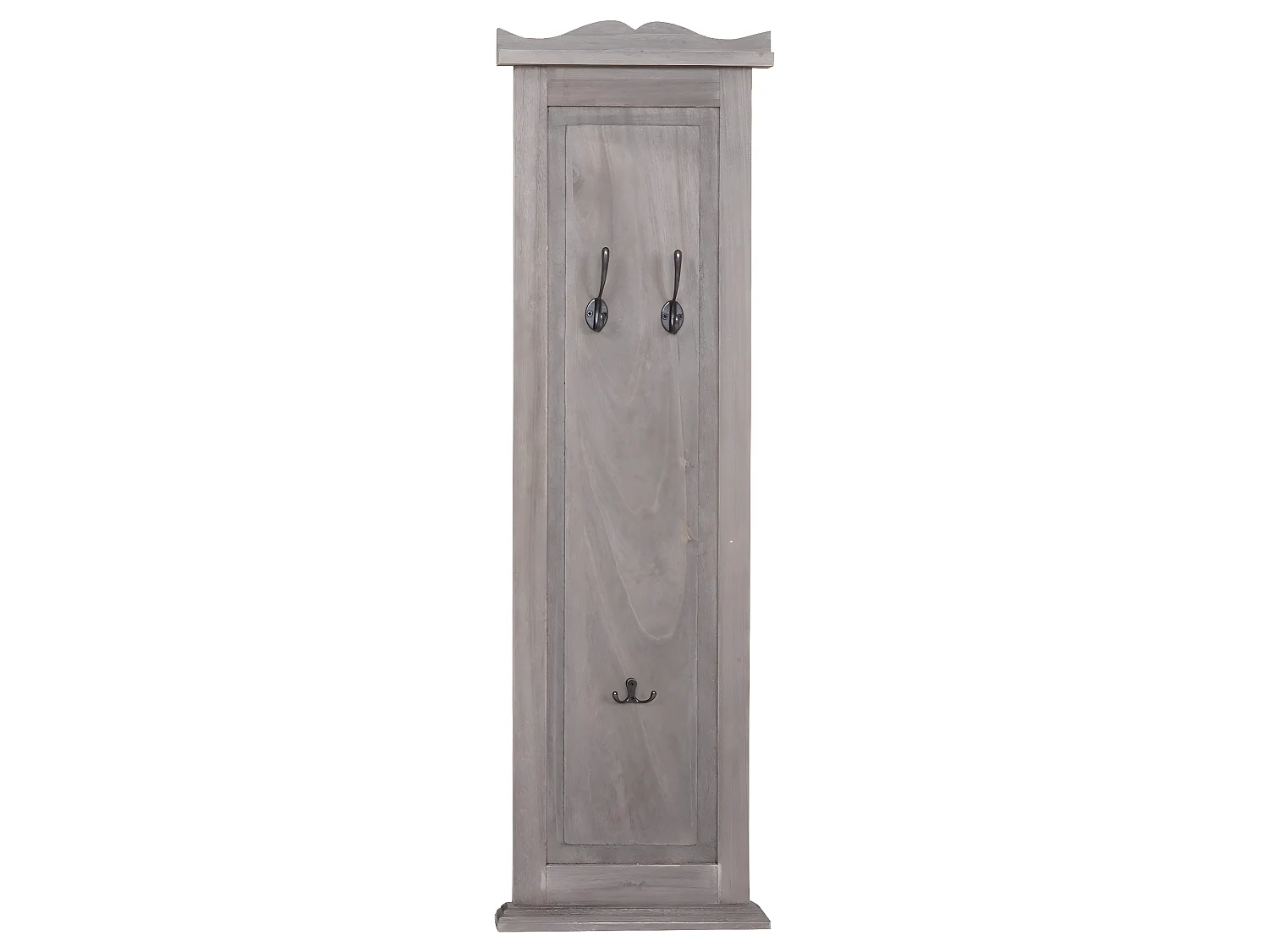 Portemanteau mural H33 (lot de 2),  gris-brun shabby