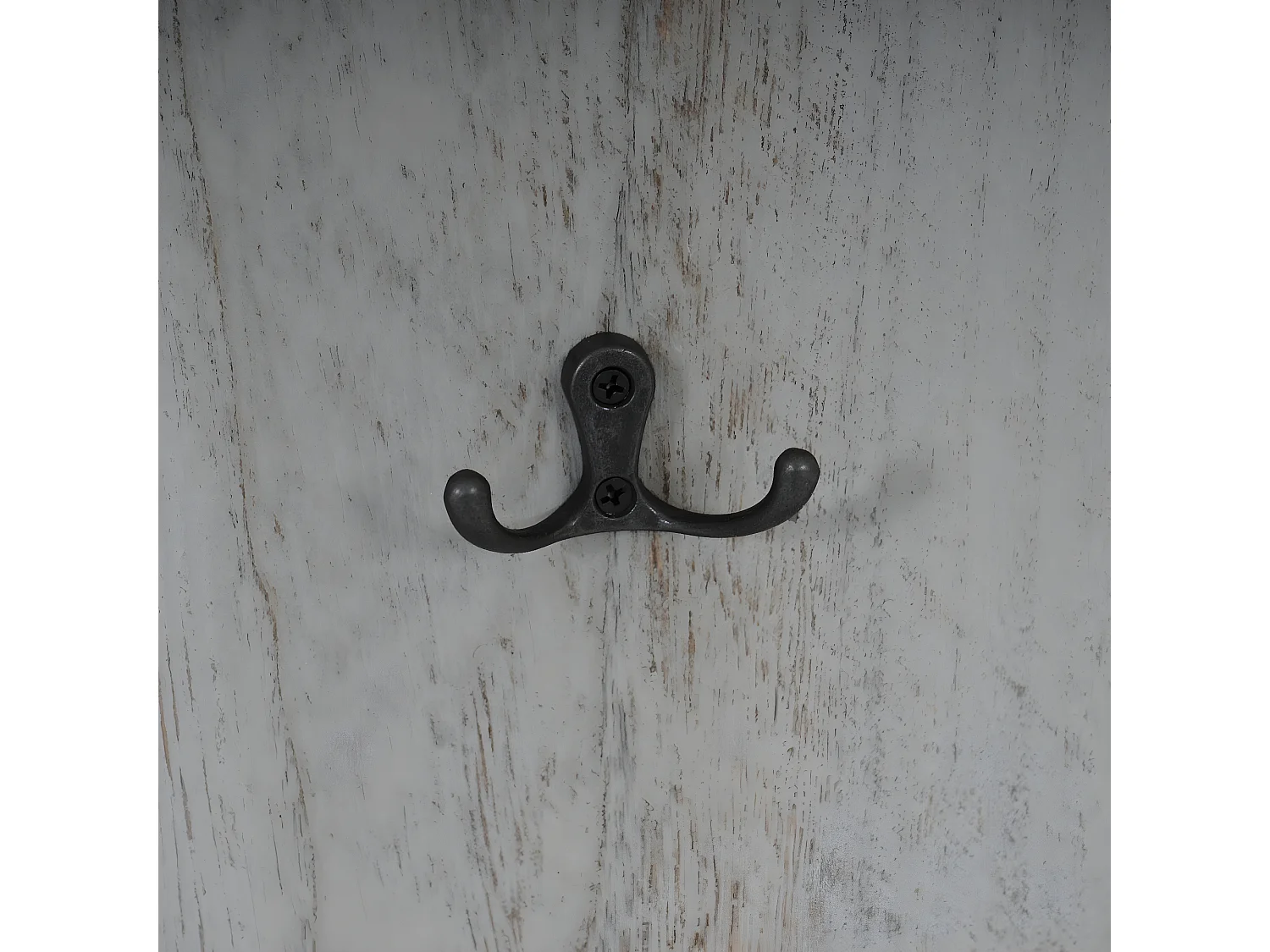 Perchero de pared H33 (juego de 2),  gris shabby
