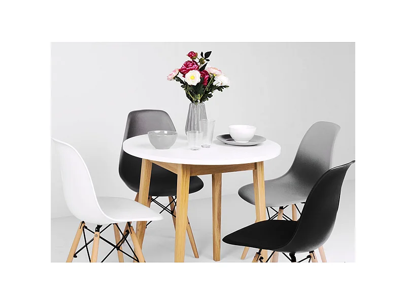 Runder Tisch  - weiß - FRISK