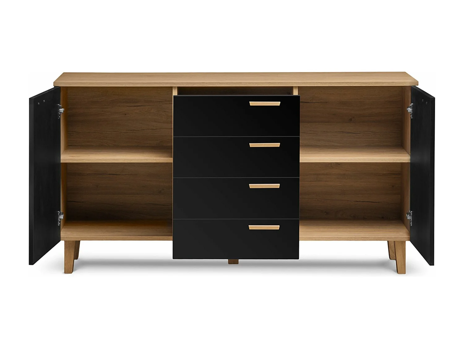 Kombikommode  - schwarz - FRISK