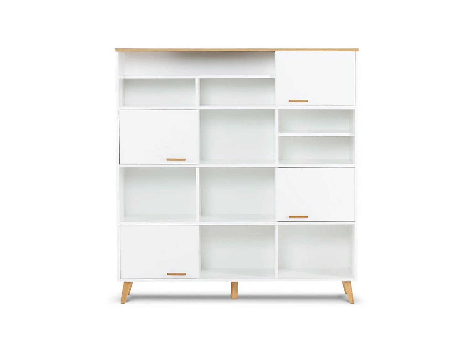 Schrankwand  - weiß - FRISK