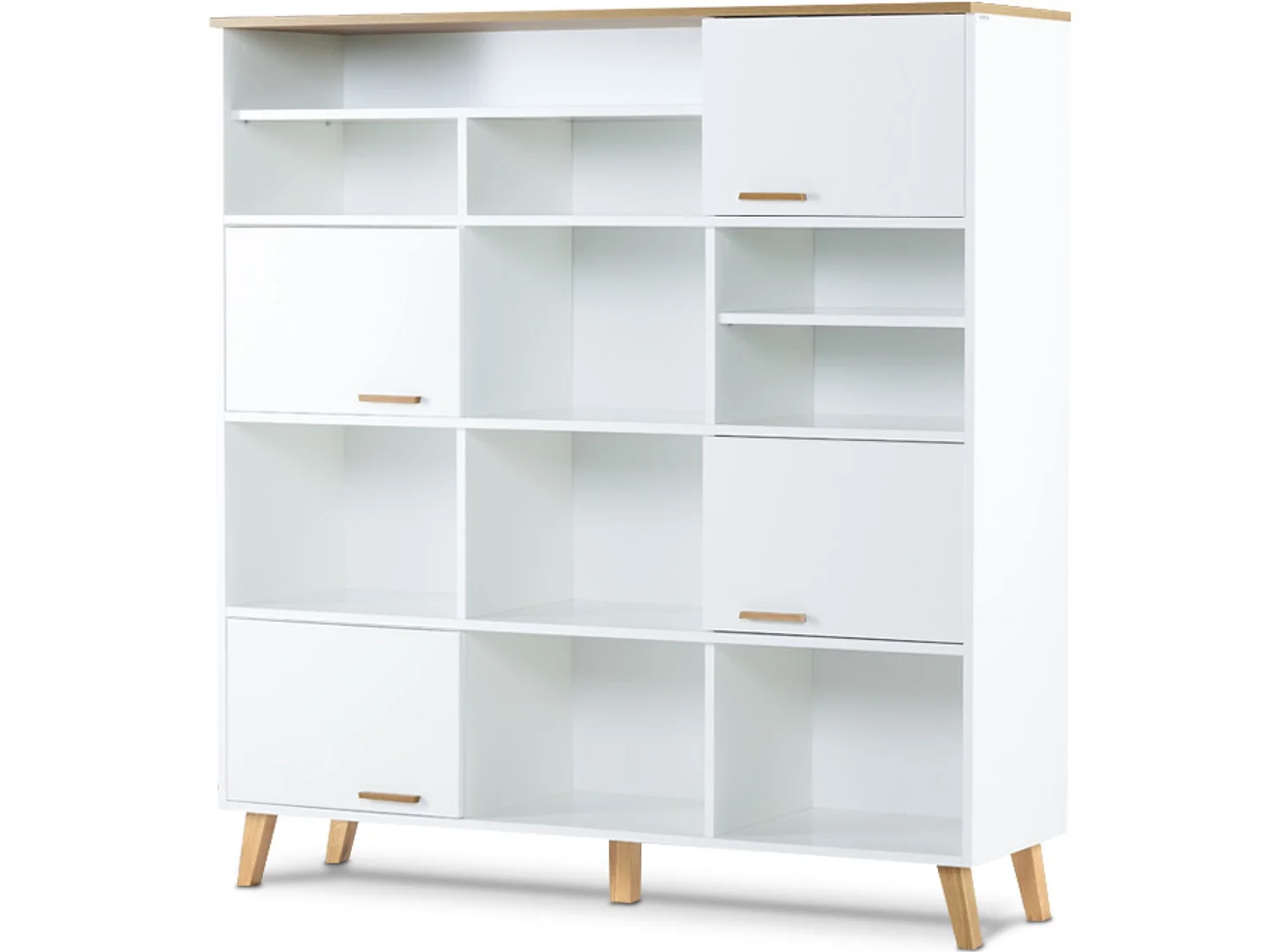 Schrankwand  - weiß - FRISK