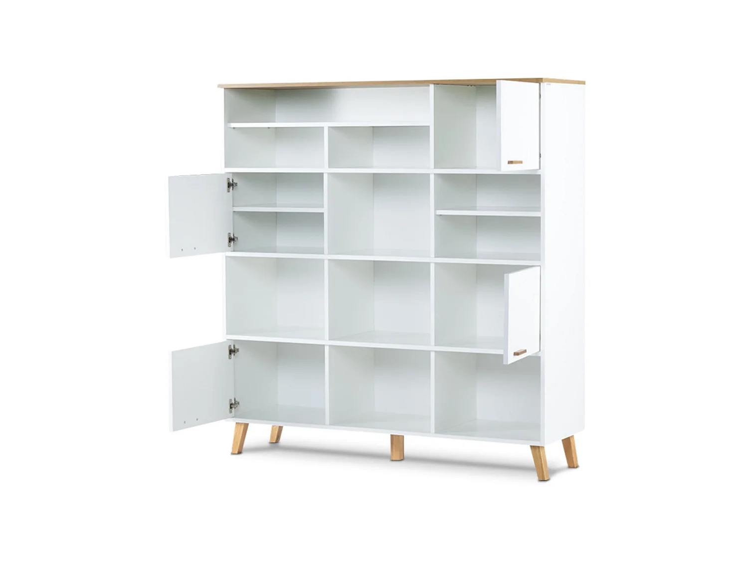 Schrankwand  - weiß - FRISK