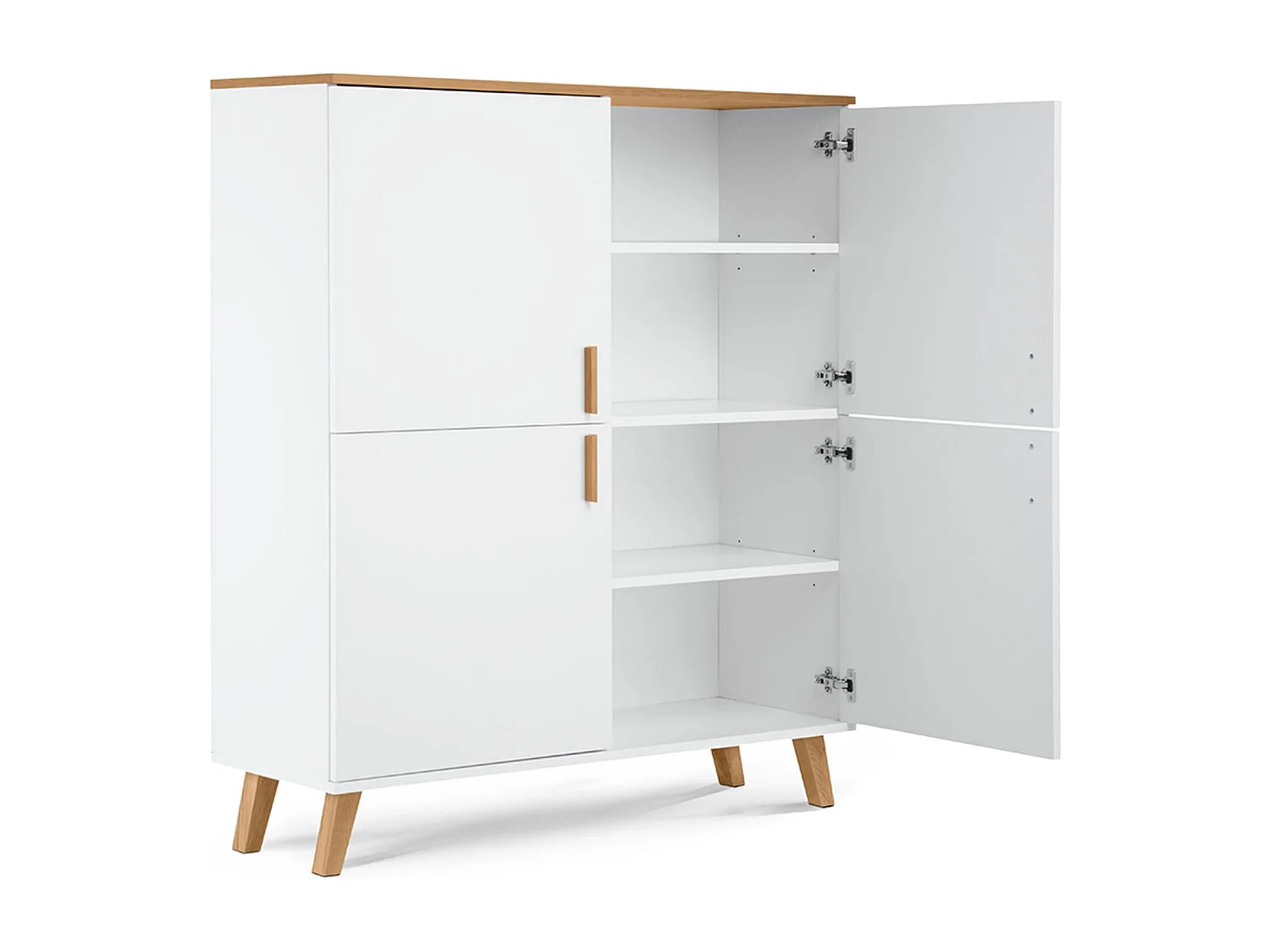 Skandinavische Kommode  - weiß - FRISK