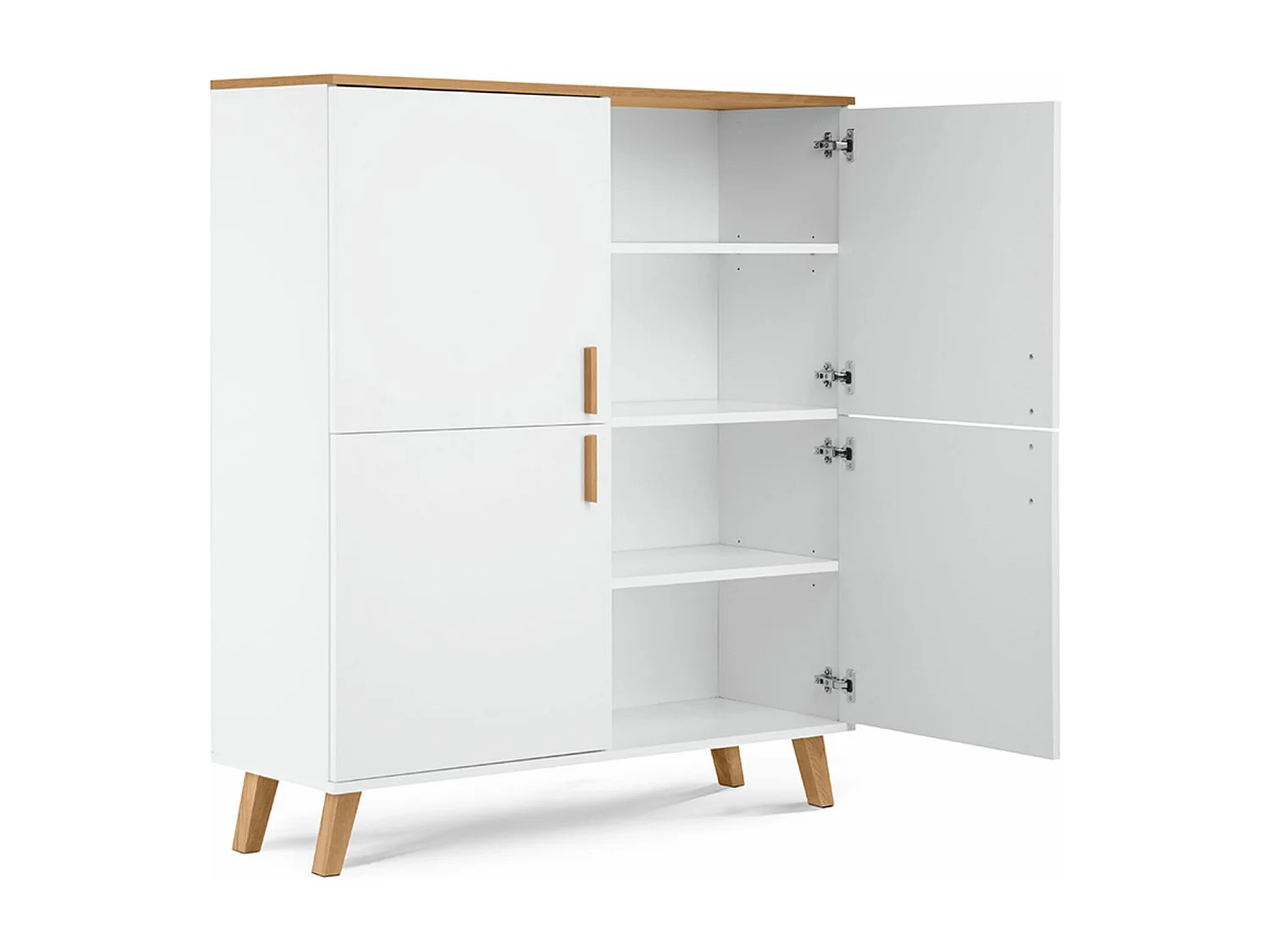 Skandinavische Kommode  - weiß - FRISK