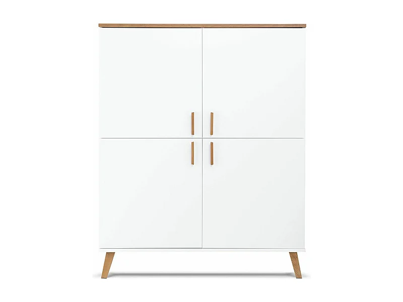 Skandinavische Kommode  - weiß - FRISK