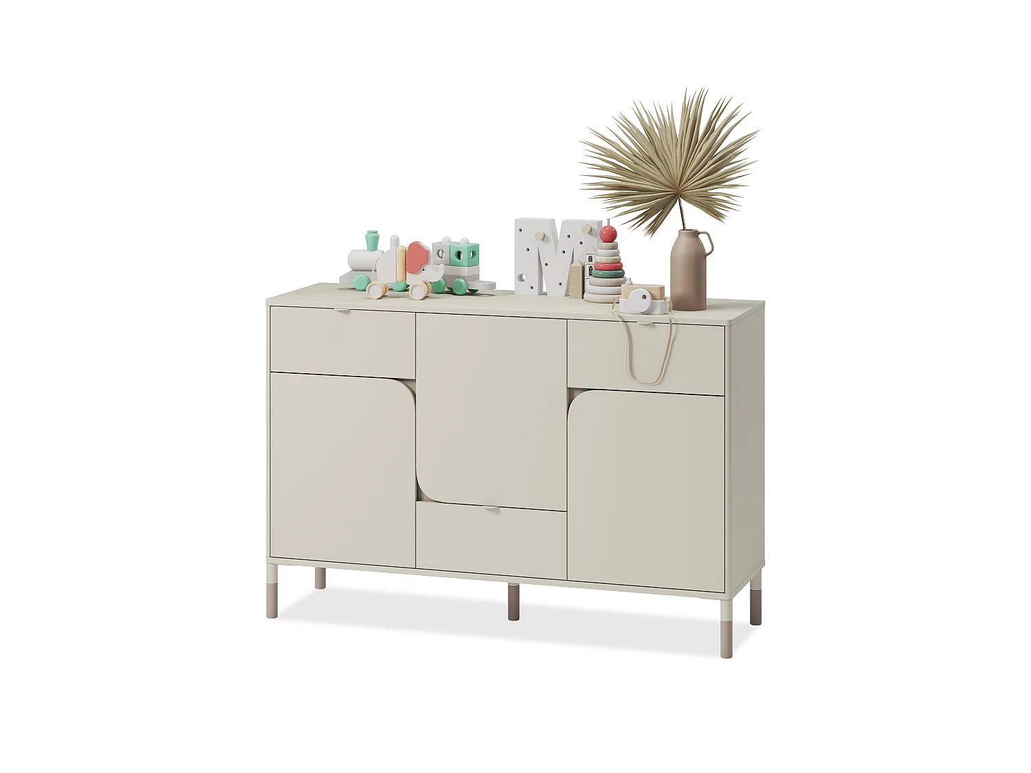 Skandinavische Kommode  - natürliche Eiche - FRISK