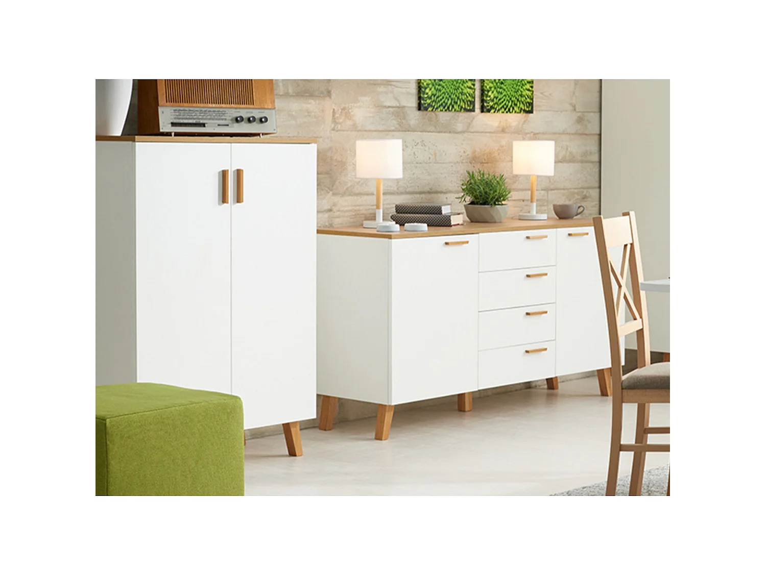 Türkommode  - weiß - FRISK