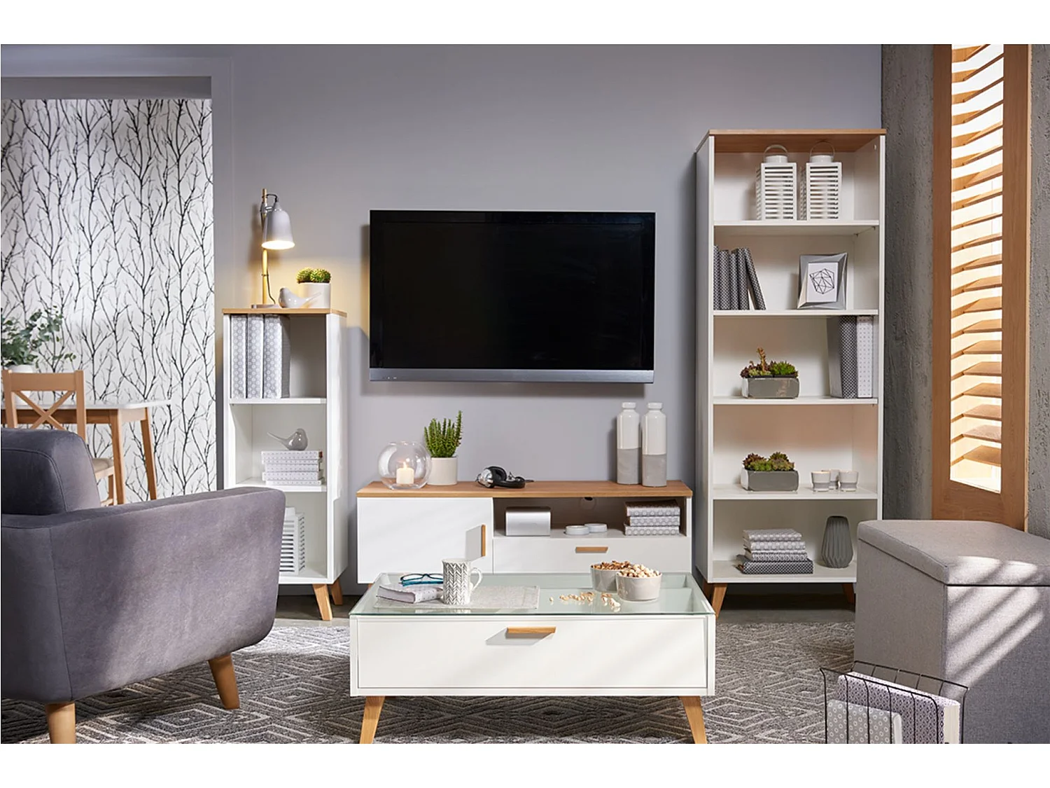 Kaffeetisch  - weiß - FRISK