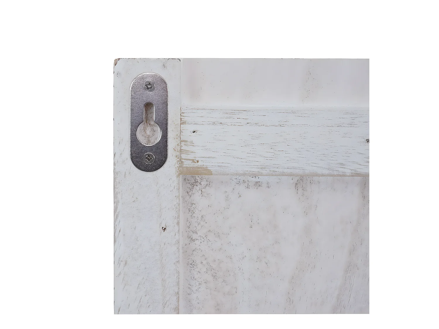 Portemanteau mural MCW-C89 avec tableau d'affichage,  blanc shabby