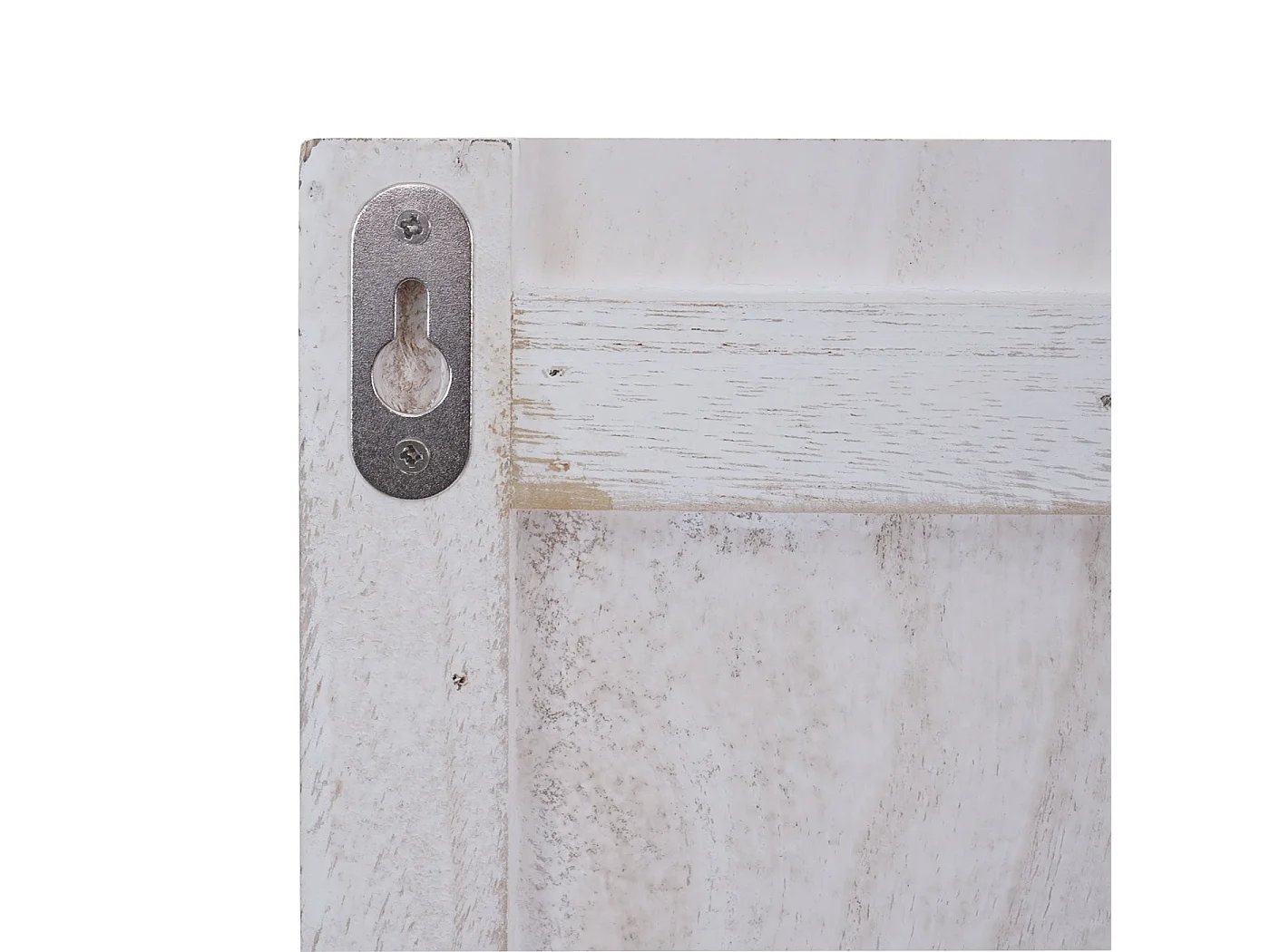 Portemanteau mural MCW-C89 avec tableau d'affichage,  blanc shabby