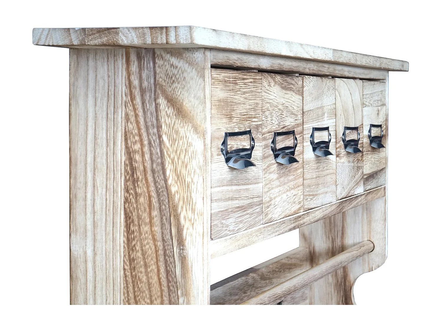 Garderobe MCW-C49,  naturfarvet