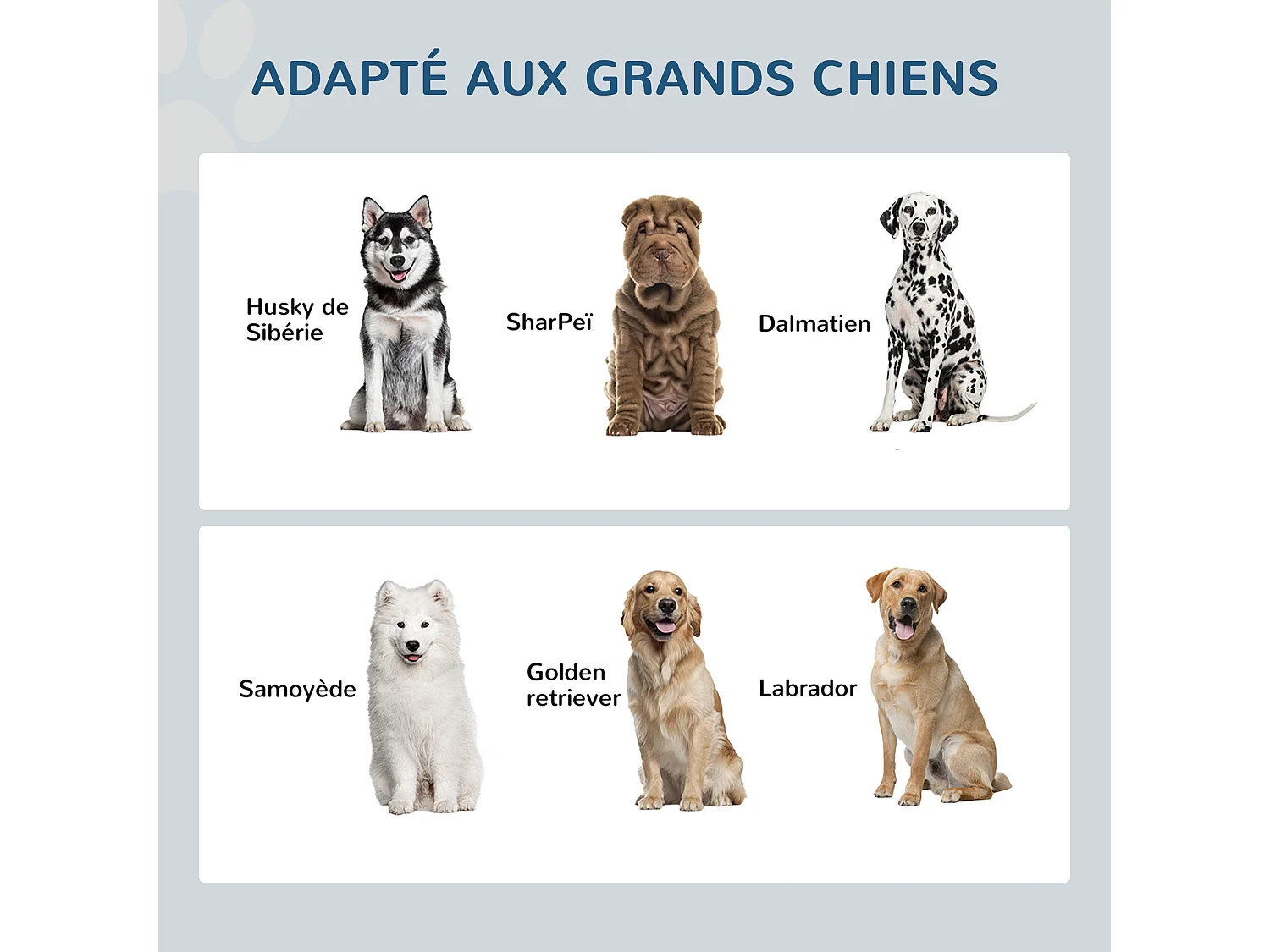 Gamelle double chien chat - porte-gamelles surélevé rangement 2 en 1 - tiroir, 2 gamelles - acier inox. MDF gris blanc